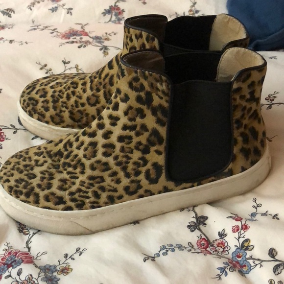 Leopard High Top Sneaker - Picture 2 of 3